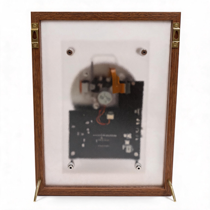 Wood Frame Retro Portable Hi-Fi CD Player, No Internal Speakers, CD not included